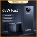 ROMOSS 65W 40000mAh power bank USB-C PD
