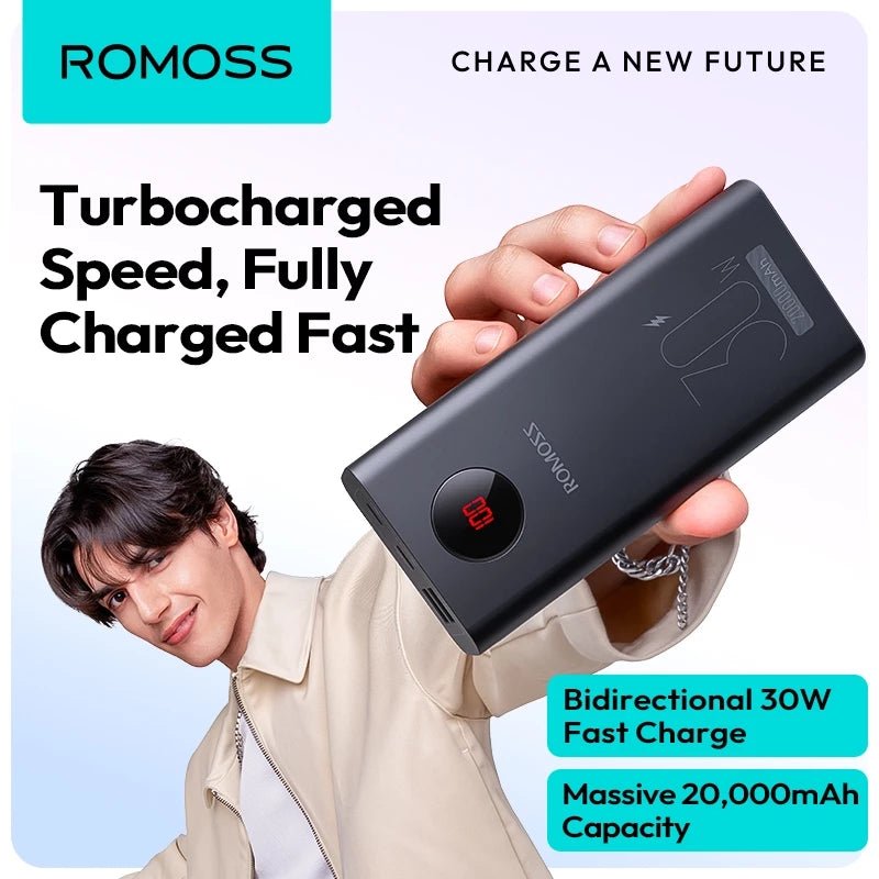 ROMOSS PEA20 20000mAh 30W PD power bank